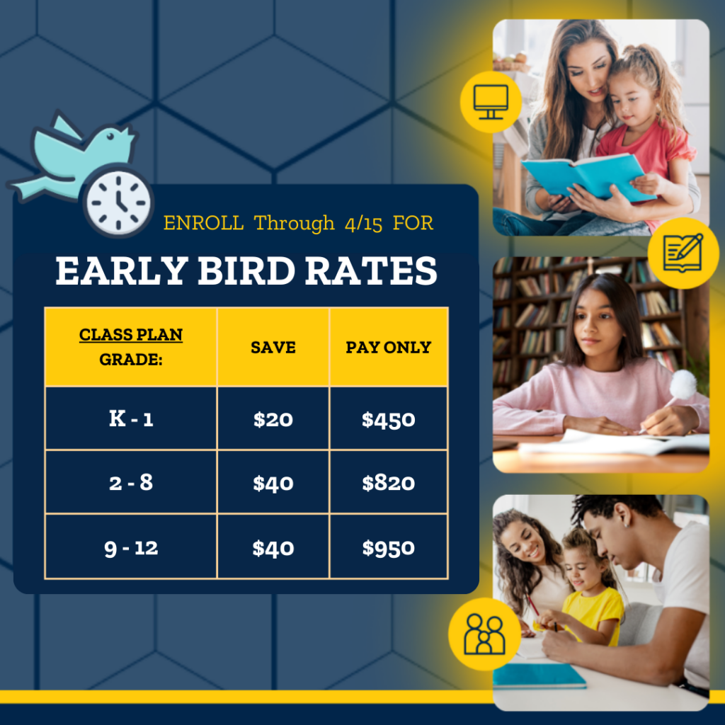 Early Bird CLASS Rates
