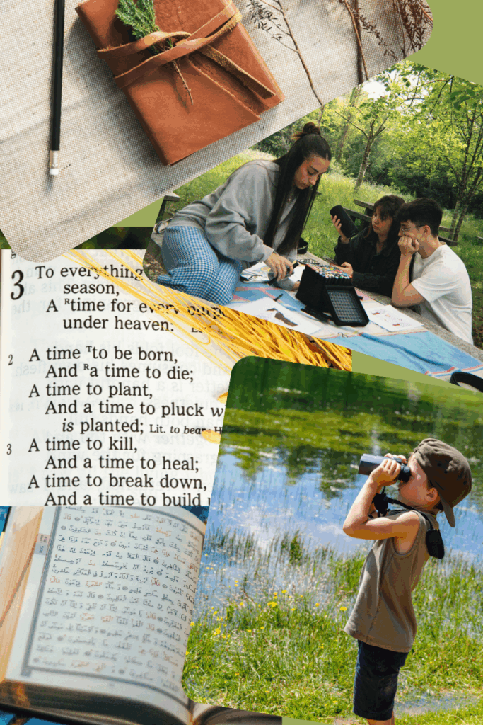 take the classroom outdoors