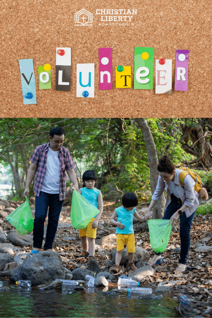 volunteer as a family