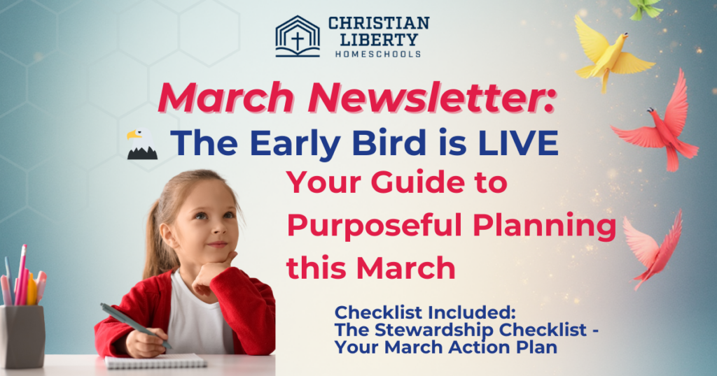 March Newsletter The Christian Liberty Review