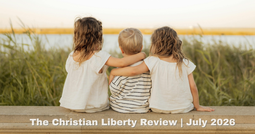 Homeschool children enjoying July outside